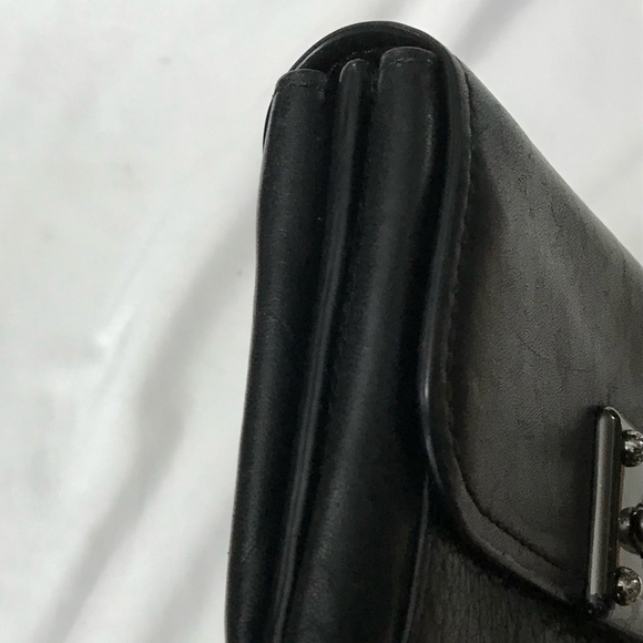 Coach Drifter Wallet with Mixed Leathers & Turnlock Closure EUC - Picture 6 of 12